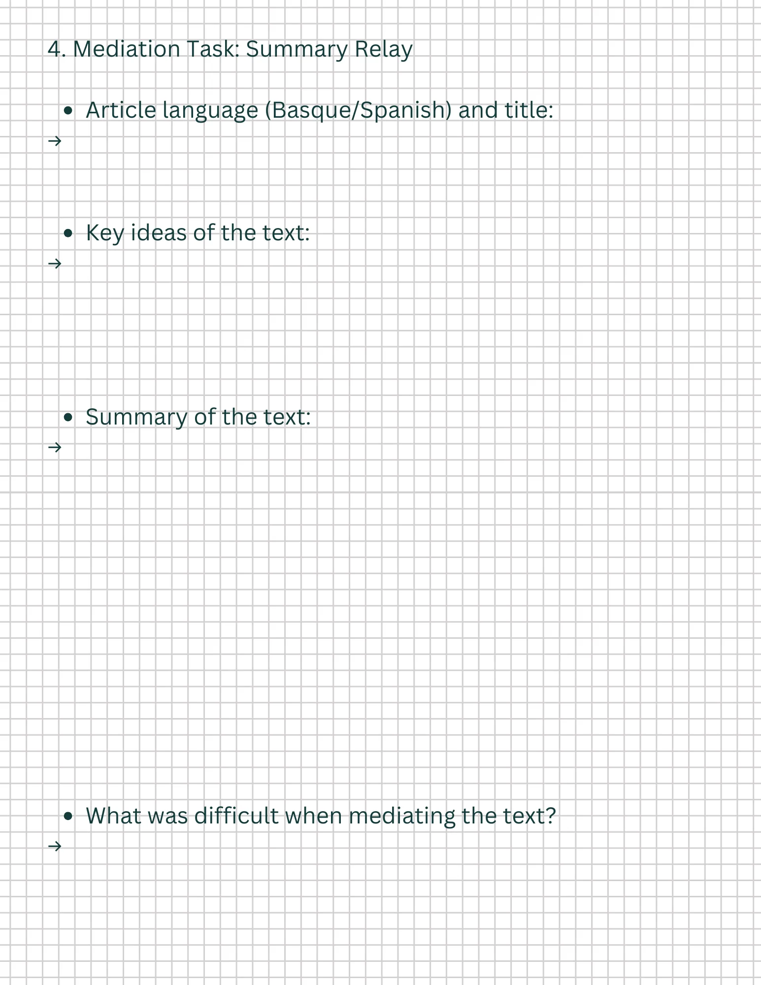Workbook visual material
