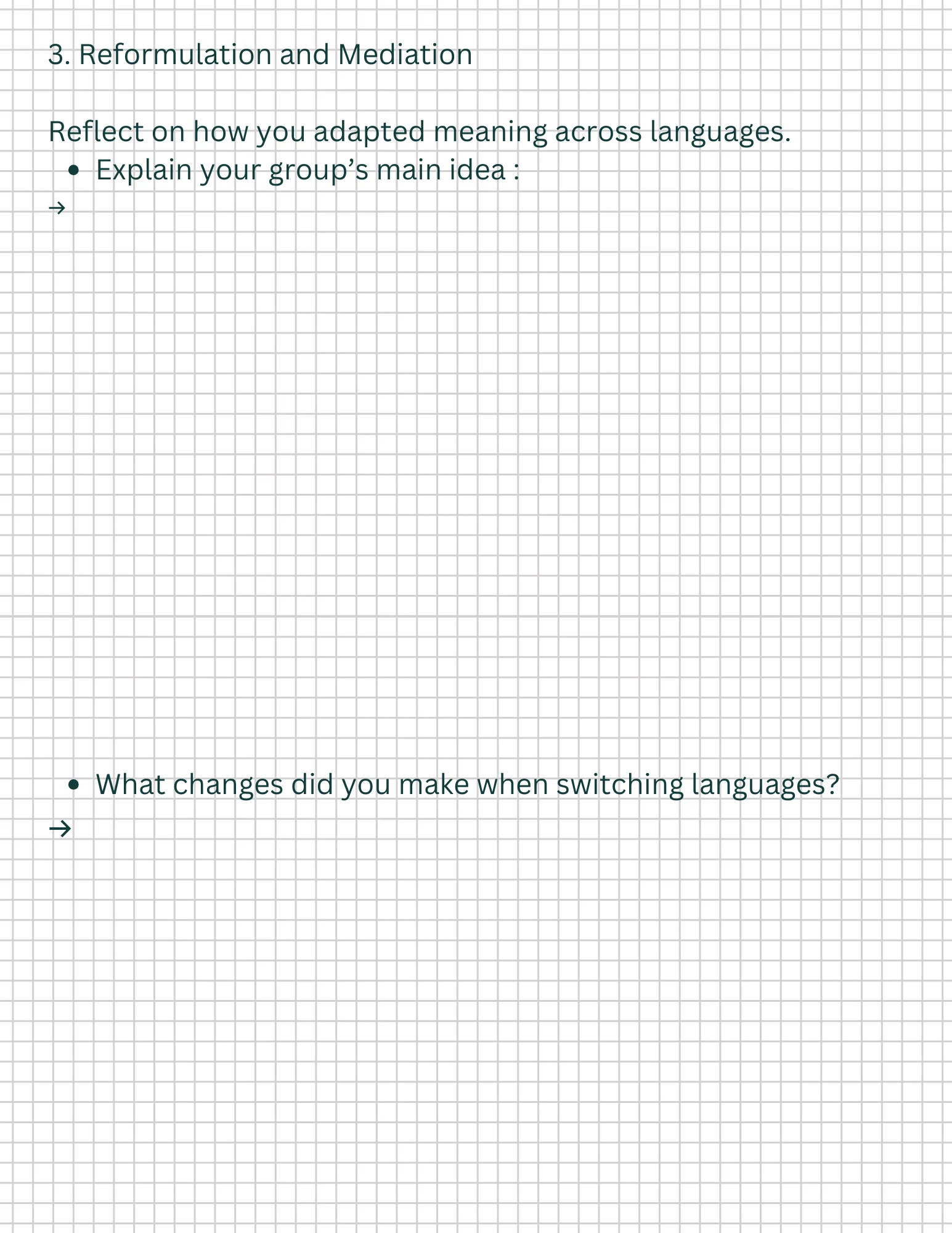 Workbook visual material